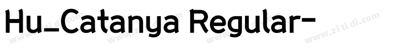 Hu_Catanya Regular字体转换